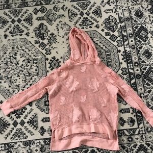Pink sweat shirt